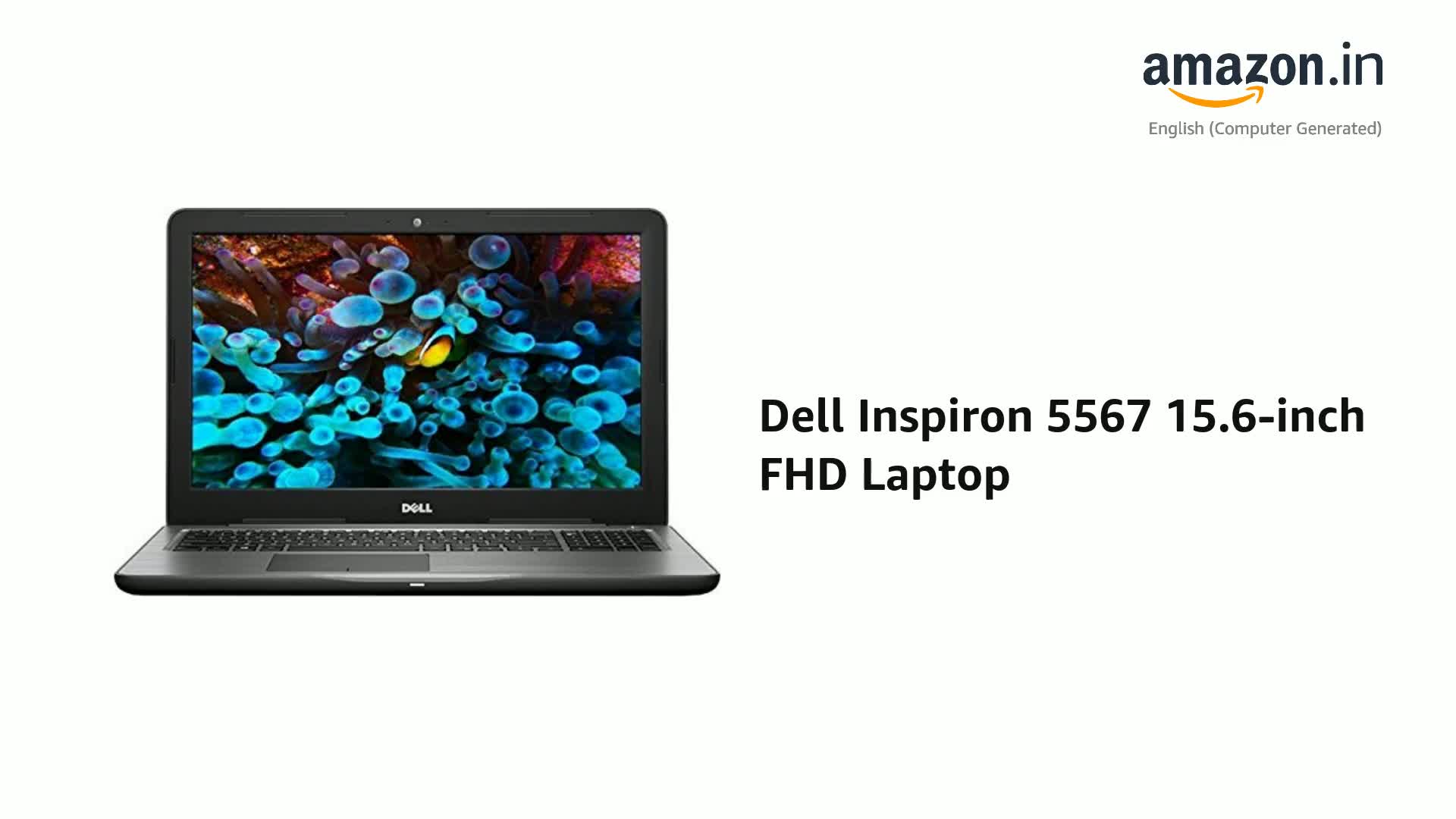 Dell Inspiron 5567 15.6-inch FHD Laptop (6th Gen Core i3-6006U