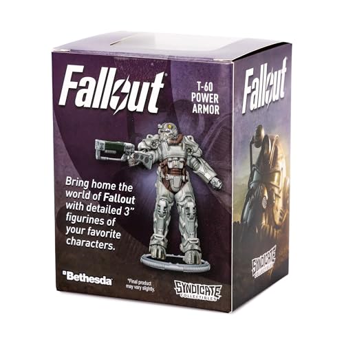 Toynk Fallout T-60 Power Armor 3-Inch Mini Figure for Adults