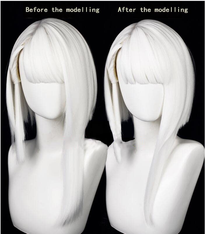 osseoca Martinez cos wig Spell color highlights Multistage dyeing 29cm (David): Lucy white
