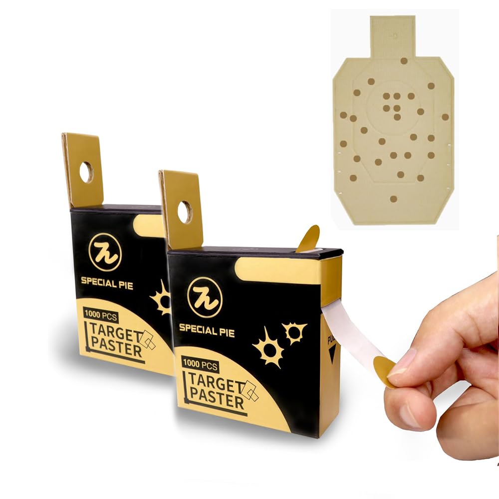 Target Pasters 4/5 Inch, 2000 Pieces - Sand Target Stickers, Round Removable Shooting Target Pasters, Suit for Cardboard, Paper, and Other Shooting Targets, 1000 per Box