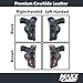 Maxx Carry Inside The Waistband Leather Holster Fits Beretta 92FS Series. IWB Holster with Clip Conceal Carry., Black, Right Hand Draw.