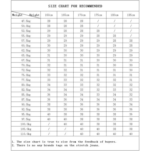 Men’S High Street Slim Fit Stretch Denim Pencil Pants Zipper Fly Washed Effect Distressed Patches Full Length Jeans4