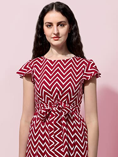 Image of OOMPH! Women's Fit and Flare Knee Length Dress