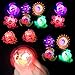 15 pezzi LED Luminosi Anello Giocattolo,Rifornimenti del Partito Anelli Light Up