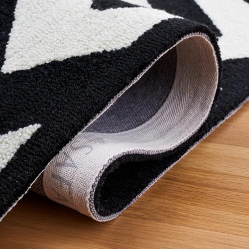 Image of Hand Tufted Wool Carpets Anti Shedding Rug Modern Carpets for Living Room Size 3x5 Feet