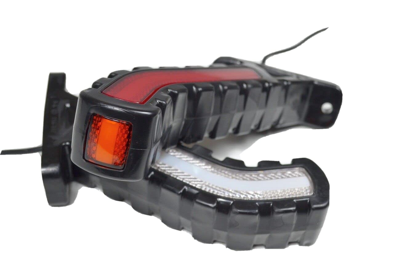 Luci di posizione laterali a LED 24 V, per camion, rimorchi, autobus, roulotte, neon bianco, arancione e rosso