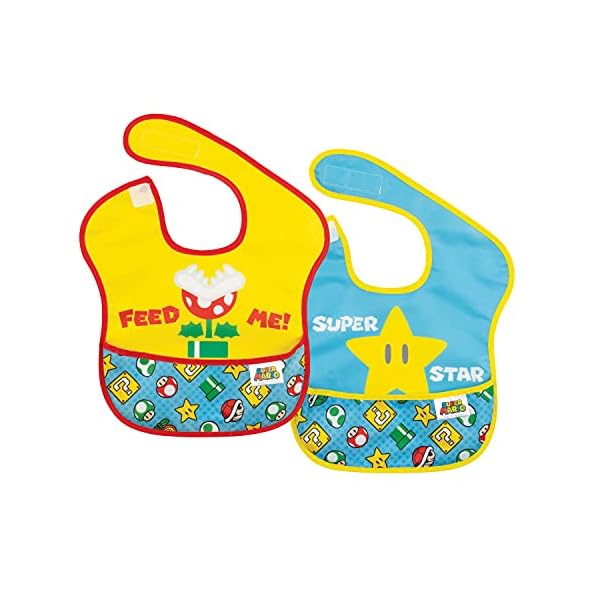 Bumkins Spuckschutz SuperBib Lätzchen für (6–24 Monate)