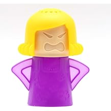 Microwave Oven Cleaner, Angry Mom Microwave Cleaner, Steamer Cleaning with Vinegar and Water, Microwave Oven Cleaner for Kitchen Office Purple
