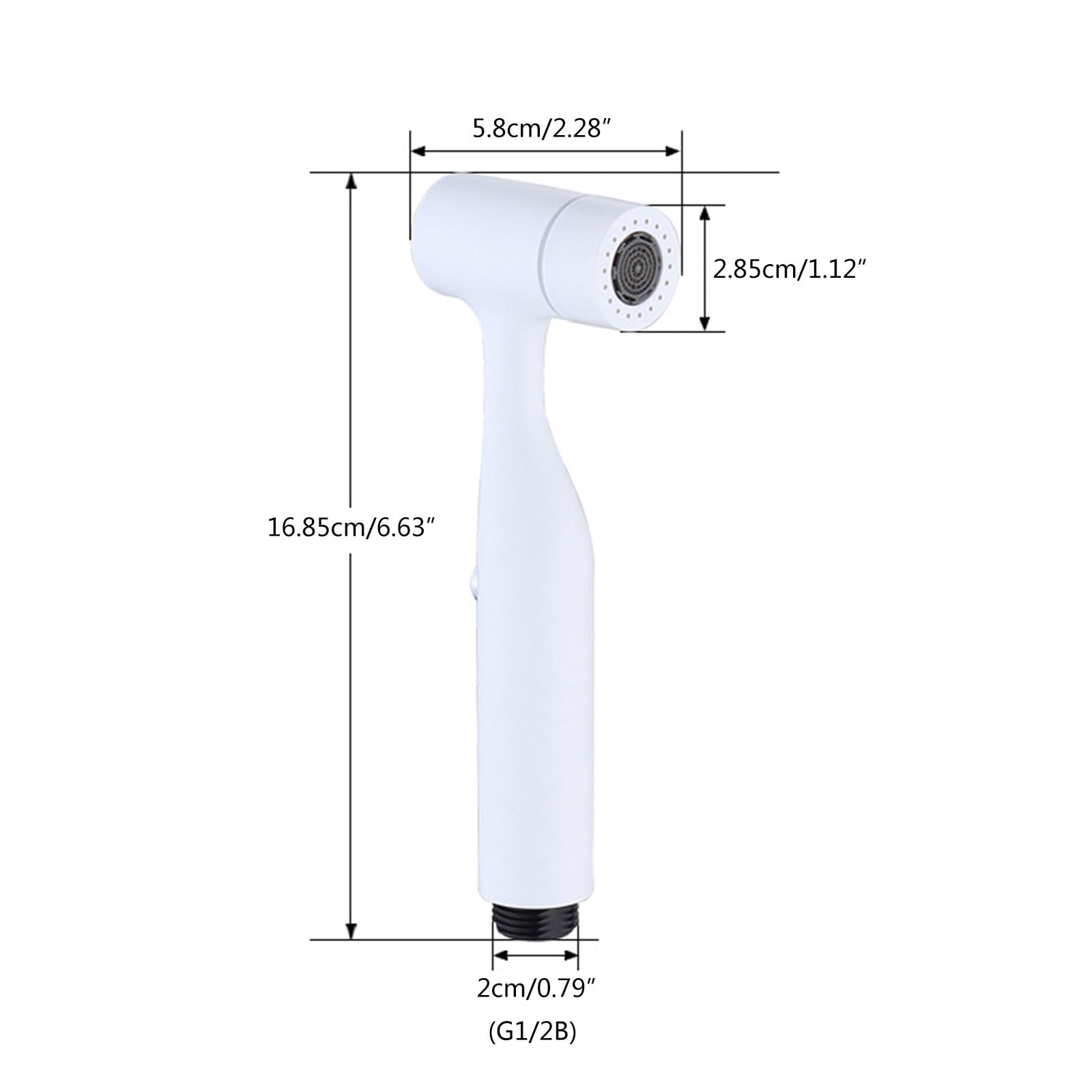ABS Handheld Toliet Washer Portable Pressurizing Bidet Versatile Attachment Lightweight For Washing — view 5