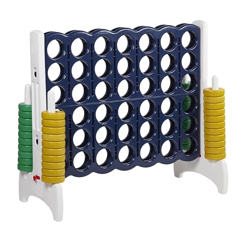 ECR4Kids Jumbo 4-To-Score, Giant Game, Blue/Gold