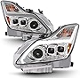 ACANII - For 2008-2015 G37/Q60 2Dr Coupe LED Sequential Signal DRL Projector Headlights Driver + Passenger Side