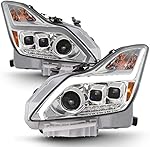 ACANII - For 2008-2015 G37/Q60 2Dr Coupe LED Sequential Signal DRL Projector Headlights Driver + Passenger Side