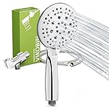 Shower Head with Handheld,Real SUS304 Holes,VIKOBIN 6 Spray Modes High Pressure Shower Head Set With