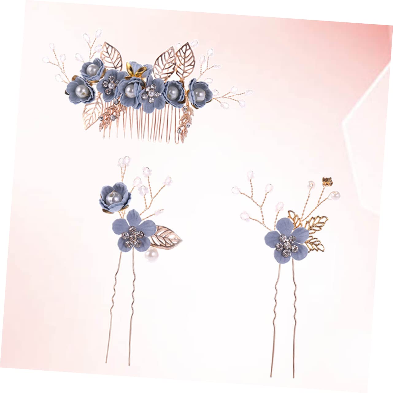 FOMIYES 3 Set Di Grandi Pettini Per Floreali Set Di Accessori Per Per Ragazzi E Ragazze Per Ragazze Fascia Per Da Sposa Accessori Per Da Sposa Per Occasioni Speciali 3 Pezzi*3