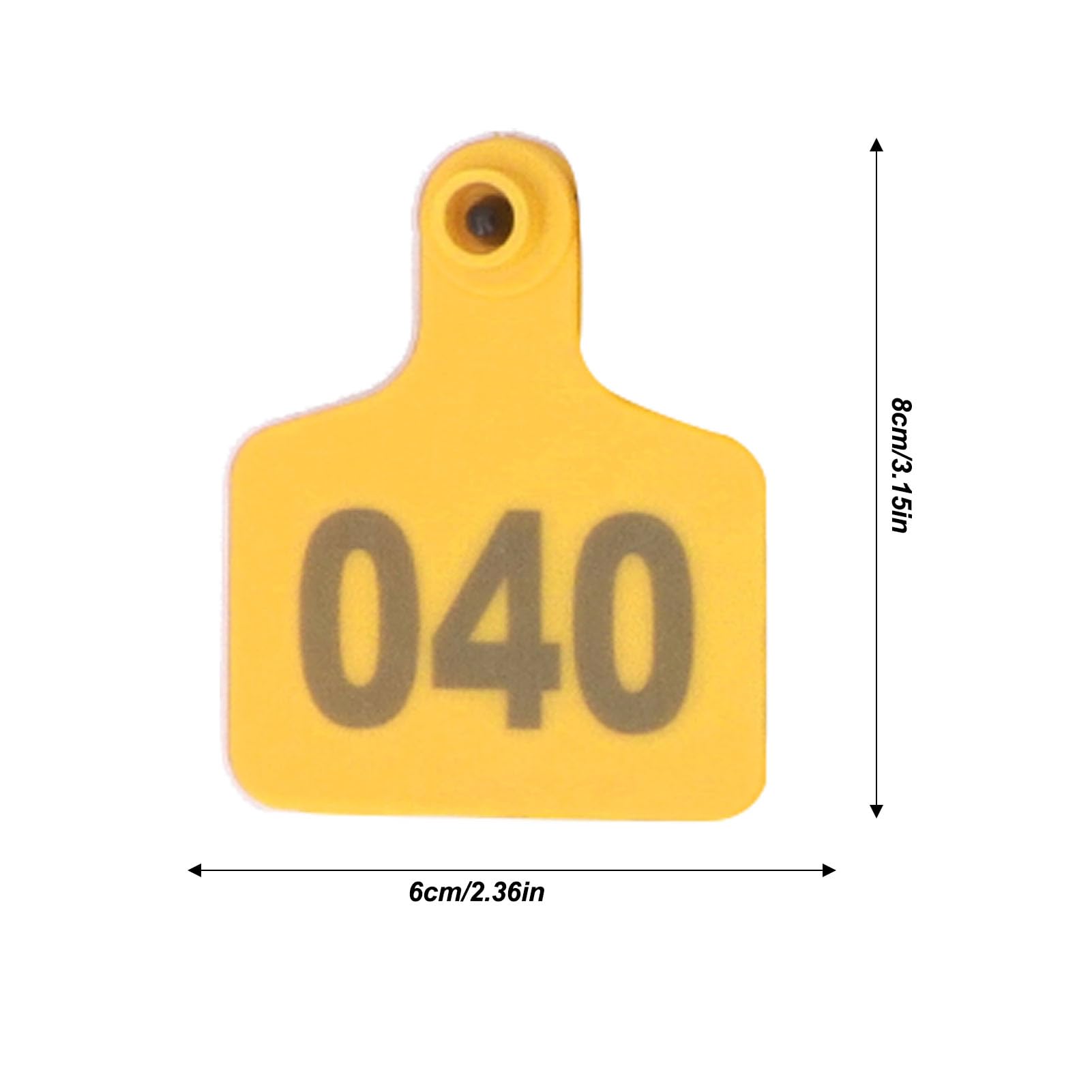 100 Sets Vieh Ohrmarken - Kunststoff Markierungen Für Rinder & Schafe