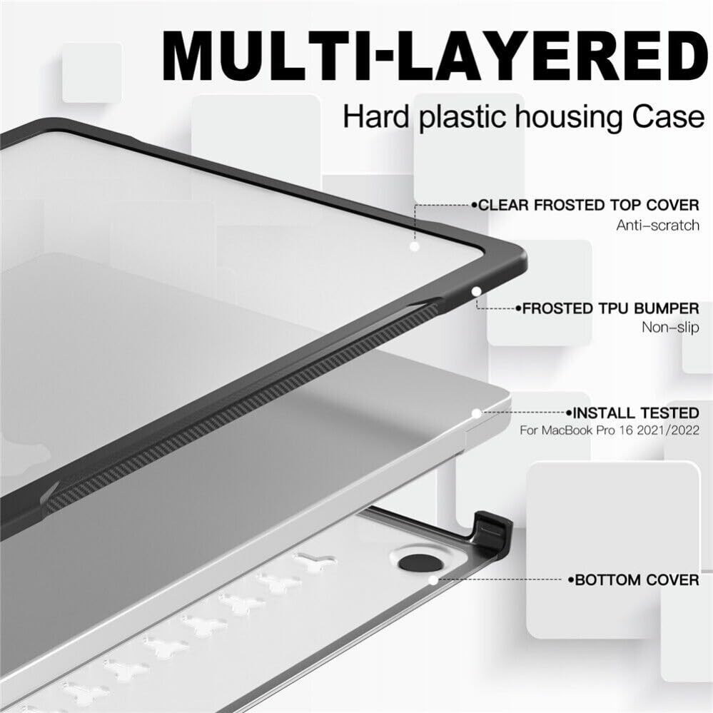 Generic Funda rígida compatible con MacBook Pro de 14 pulgadas (M4 Max) 2024 (Couleur: morado)