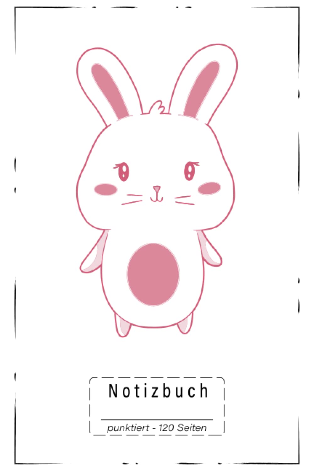Notizbuch: Hase, Kaninchen | A5 (6x9), punktiert, mit Seitenzahlen und Inhaltsverzeichnis, Softcover | Tiere (German Edition)