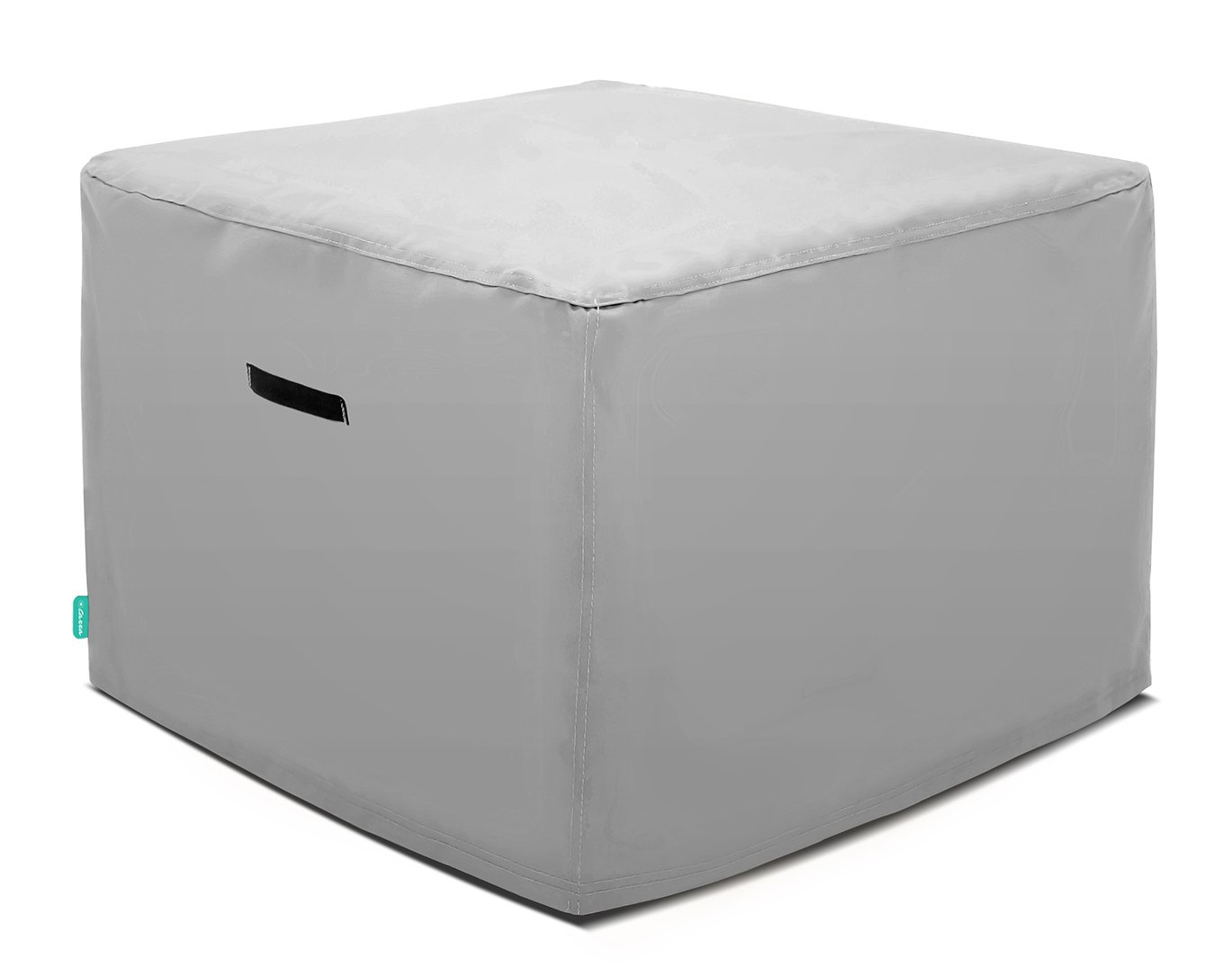 Tarra Home Universal Outdoor Patio Square Table Cover, 60" W x 60" D x 30" H, Presidium Gray