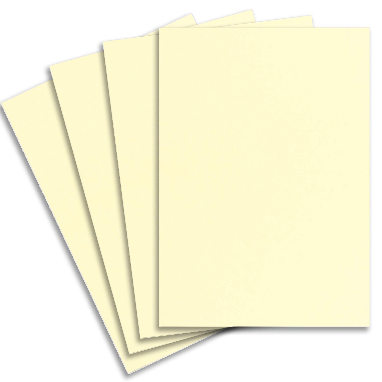 500 x stabilny arkusz papieru DIN A3 w kolorze waniliowym (kremowym) – 42 x 29,7 cm – 300 g/m² – arkusz planowy do majsterkowania i samodzielnego ozdobienia – FarbFroh