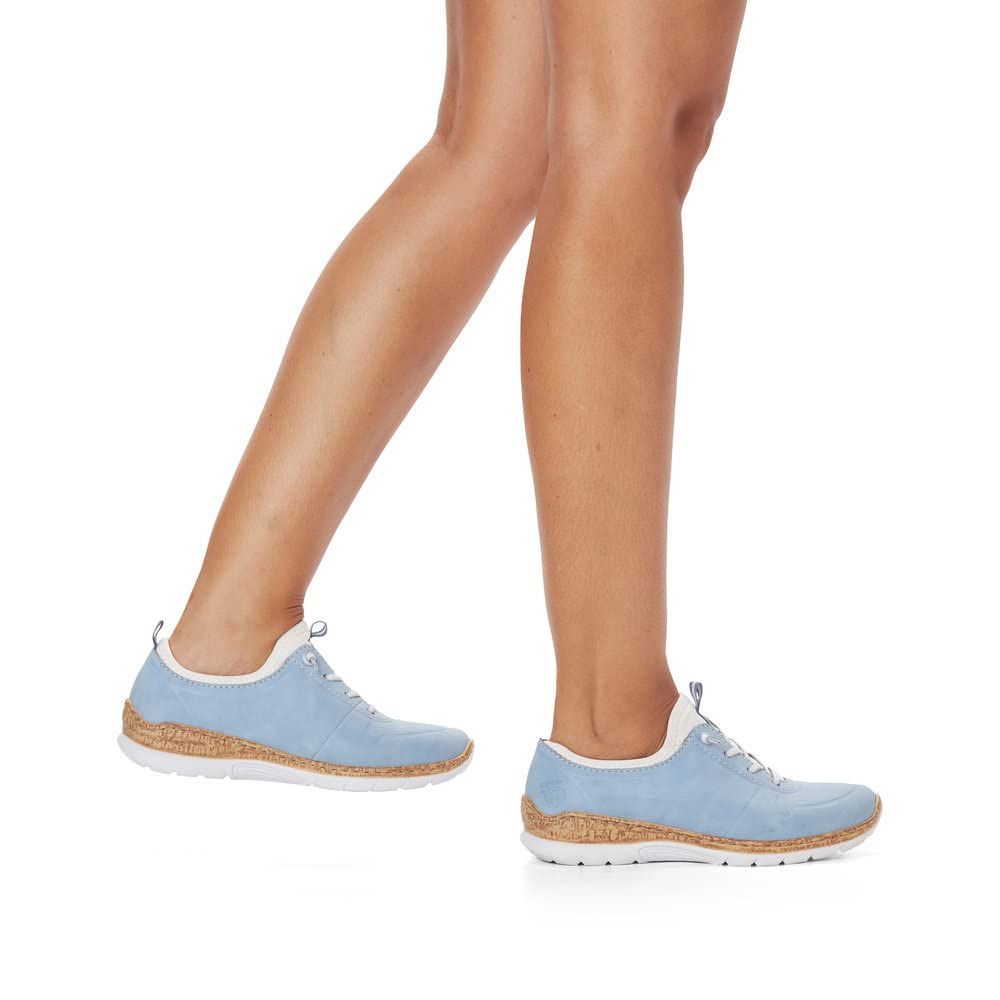 Rieker Femme Baskets N4285, Dame Baskets Basses,Semelle intérieure Amovible