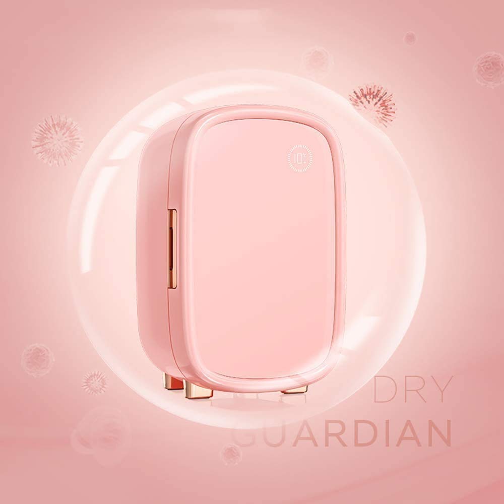 Mini refrigerador de Belleza de Maquillaje 12L Refrigerador cosmético portátil Compacto y silencioso para el Cuidado de la Piel de Belleza en el hogar/automóvil, Regalo para Mujeres y niña