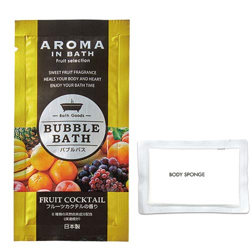 Amazon | アロマインバス バブルバス (フルーツカクテルの香り) 泡の