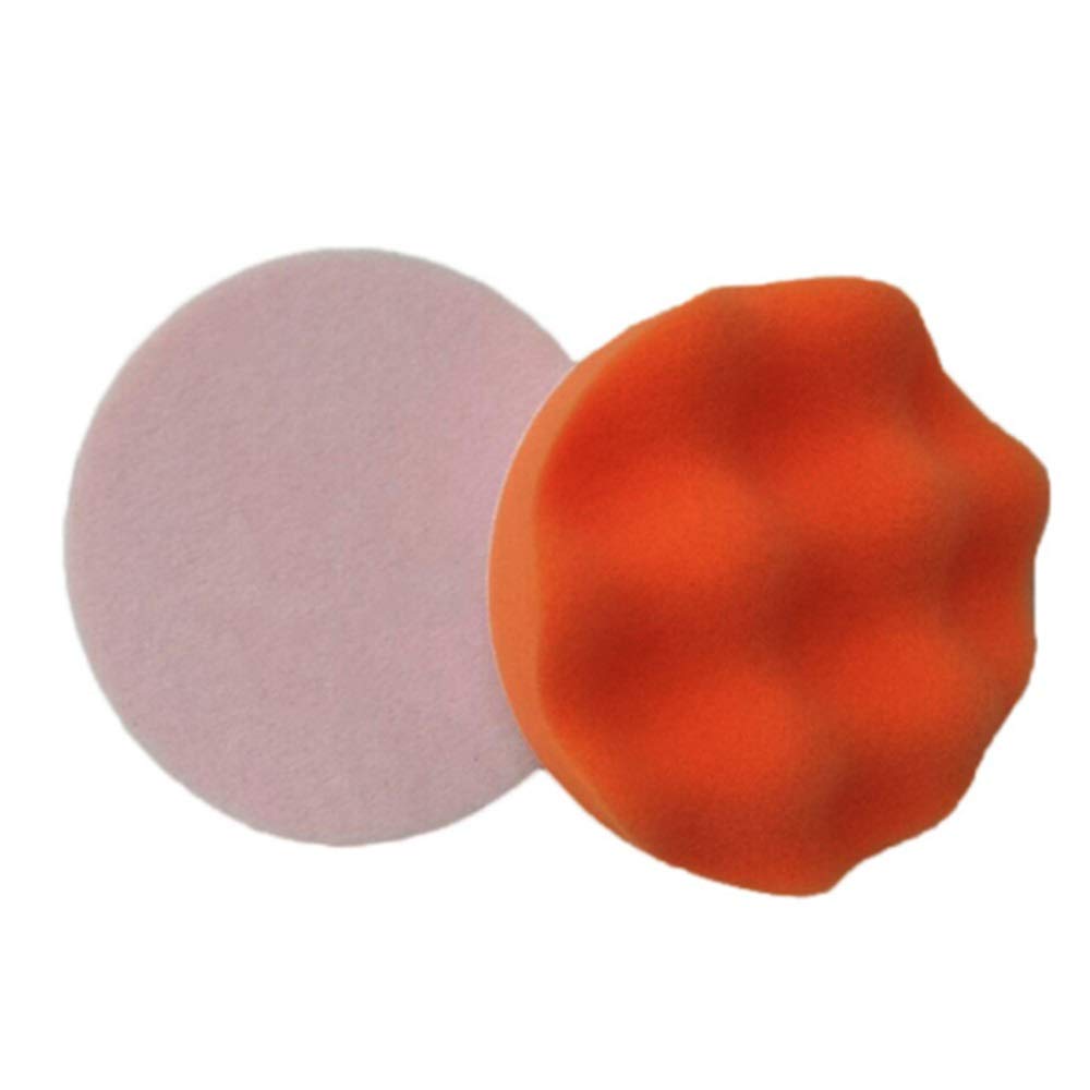 Tampons de Polissage pour Voitures, Disque de Polissage for Cire de Voiture, Boule de Laine, éponge, Polissage de Roue, Ensemble de 7 pièces, 3 à 7 Pouces for polisseuse de Voiture(7 inches)