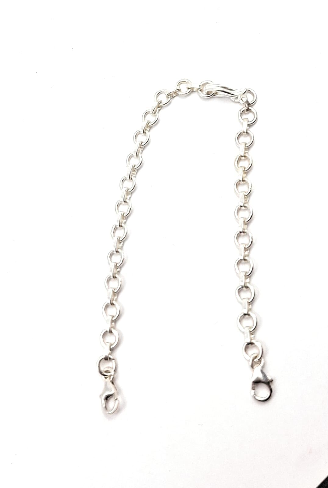 See full amazon price history chart for JC SILVER Unisex-Adult 925 Pure Silver Back Chain For Necklace Extension 7" Inch With Fish Lock JC SILVER Unisex-Adult 925 Pure Silver Back Chain For Necklace Extension 7" Inch With Fish Lock (B0CZYXTLT6) Amazon Price History, Amazon Price Tracker