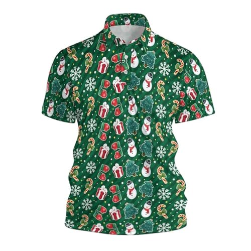 Chemise homme blanche polo manches courtes t-shirt imprimé haut décontracté