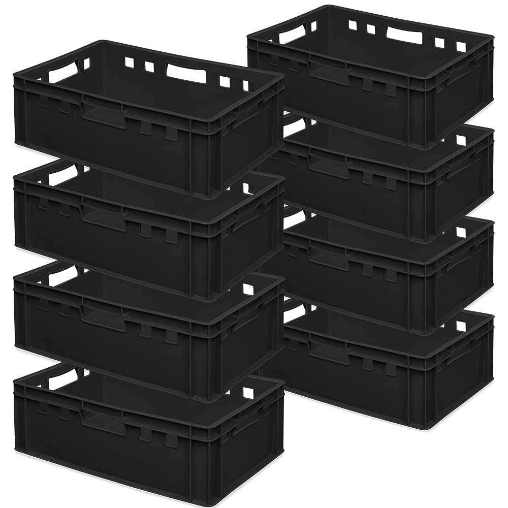 BRB 8x Fleischkasten E2, LxBxH 600x400x200 mm (schwarz)