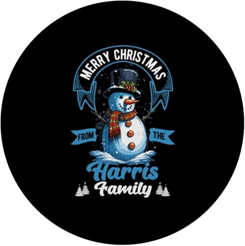 Miniatura 3 de Harris Family Christmas Costume Snowman Matching Xmas Party PopSockets Standard PopGrip
