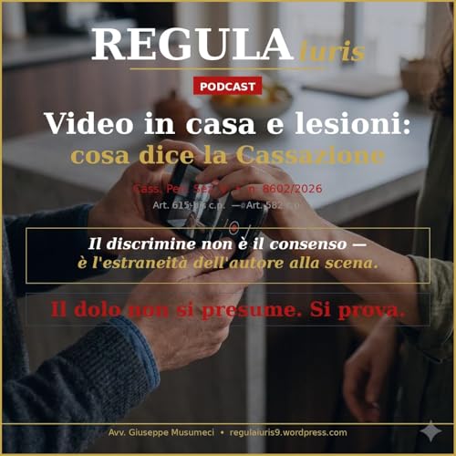 Bloccato mentre filma in casa: decide la Cassazione