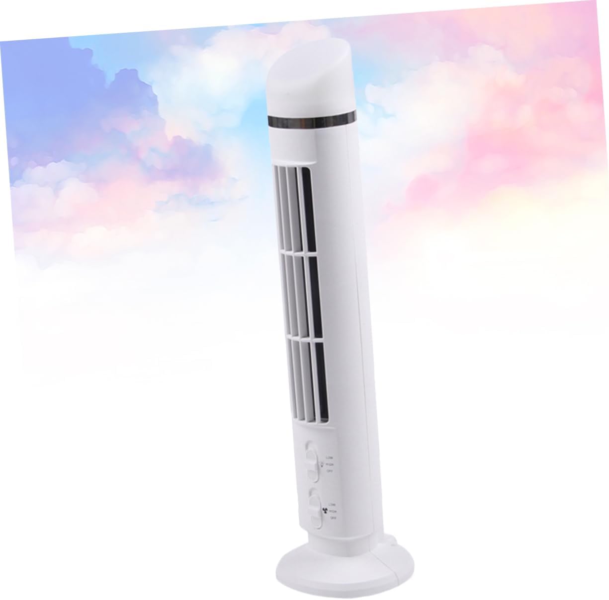 ARTIBETTER 3pcs Mini Usb Desk Fan with Light Multi-function Cooling Fan for Home Office Bladeless Design for Safety Airflow