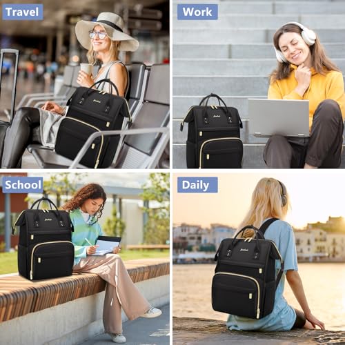 Mochila para portátil de mujer Focdod impermeable miniatura 6