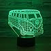 Produktbild Schüler Schulbus Auto USB Schlaf 3D LED Nachtlicht Tischlampe Nachttisch Dekoration Kinder Geschenk