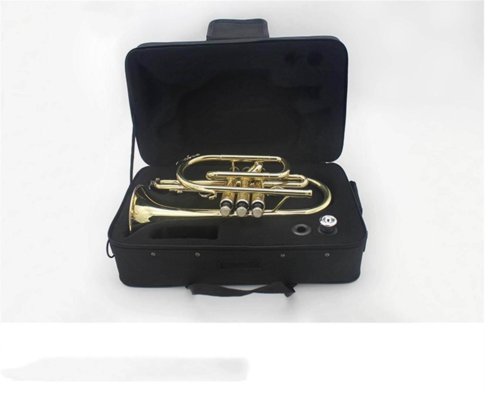 instrument muzyczny trąbka Trąbka Kornetowa BB, Instrument Dęty Blaszany Profesjonalny Kornet
