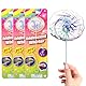 Regenbogen Spinner Spielzeug, 3 Stuck Regenbogen-Twirler-Stick, Magic Rainbow Spinner, Seifenblasen-Spinner-Zauberstab für Erwachsene und Kinder, Bunter Zauberstab für Partys und Festivals