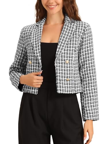 Allegra K Donna Giacca Con Risvolto