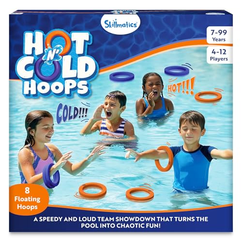 Skillmatics The Silly Disc – Pool Party Game for Kids, Teens & Adults, Funny Spot & Shout Game, Swimming Pool Toy, Outdoor Family Activity, Summer Game, Hilarious Gift for Ages 8, 9, 10 & Up