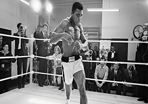 Poster Mohammed Ali Training Boxing Wall Art