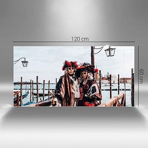 Verre coloré durable 120x60cm pour tableau mural moderne