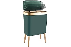 15L Plastic Trash Can with Push Button Lid: The Perfect Waste Solution for Your Kitchen