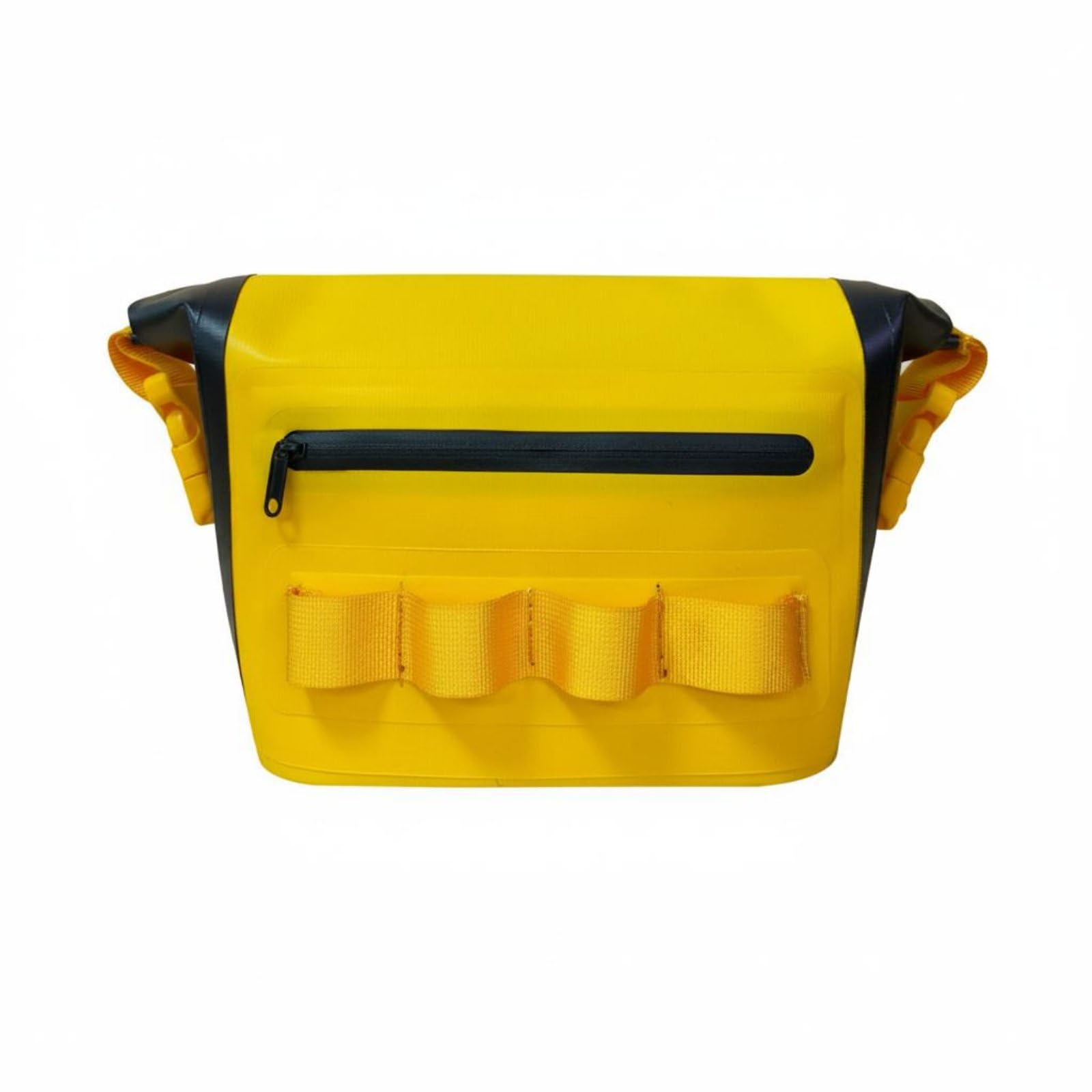 Fishing Sling Bag Multi-Function Waterproof Waist Pack Handsunrestricted Waterproof Chest Bag for Anglers, Fishers, Hiking, Climbing, Yellow-image-20