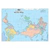 Upside Down World Wall Map - 33.25 x 23.5