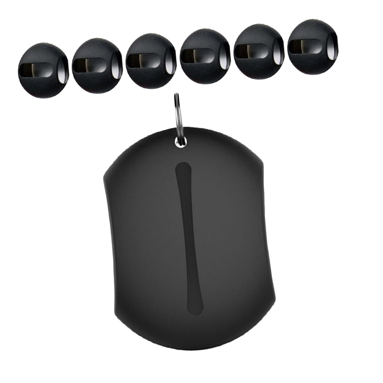 DOITOOL 21 Fundas De Silicona para Auriculares Resistentes A Arañazos Y Golpes Color Negro.