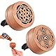 Galenecx 2 Stück Auto Diffuser, Mini-Holz-Diffusor, Lüftungsclip, Aromatherapie-Diffuser, Auto-Aroma-Diffusor mit Lavastein, für Auto, Wohnzimmer, Büro