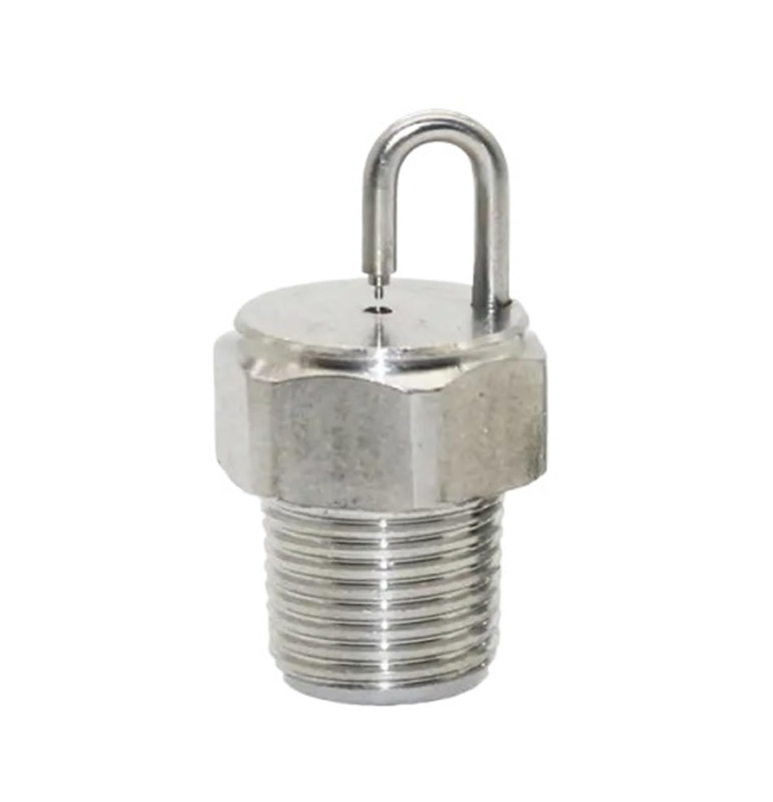 Varnok 0.2Mm Misting Nozzles Brass Nickel Plated 1/8" Thread Misting Nozzles Garden Landscaping Impingement 1 Pc(0.2Mm)