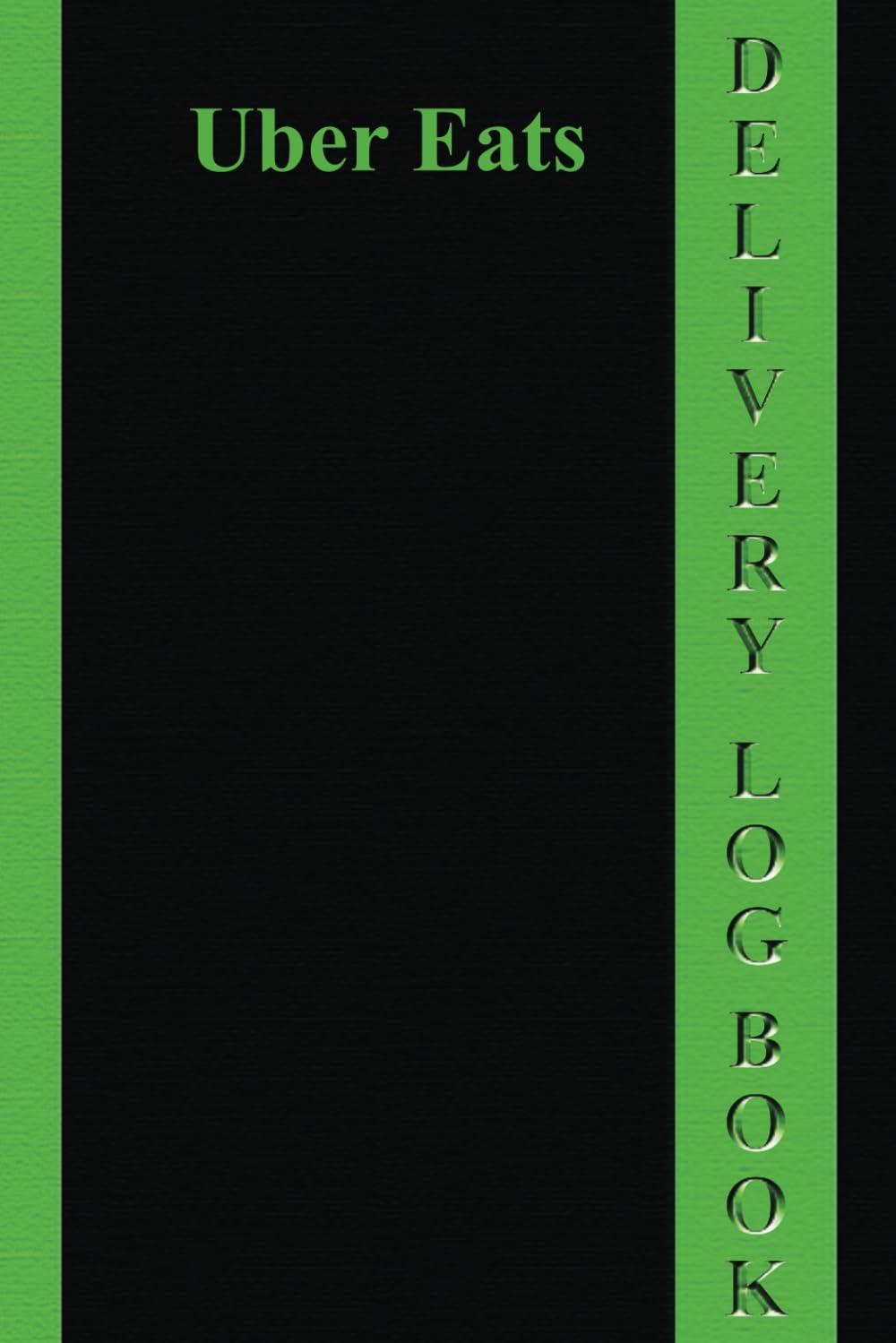 Delivery Log Book: Uber Eats