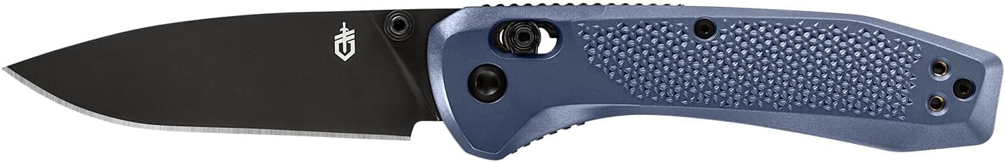 Gerber Gear Sedulo - Lightweight Folding Pocket Knife - Compact, Tactical EDC Gear for Camping & Outdoor - Ergonomic Utility Tool - Made in USA - Blue