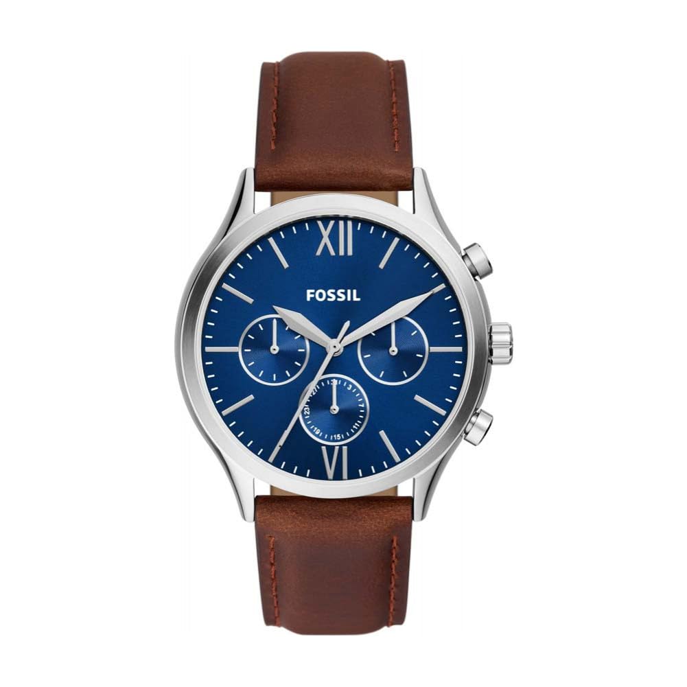 Fossil BQ2811 Men's Wrist Watch, Blue, BQ2811